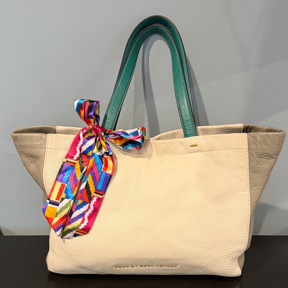 *LOW START* Marc by Marc Jacobs What the T Leather Tote